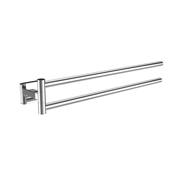 V11 porte-serviette double bras pivotant